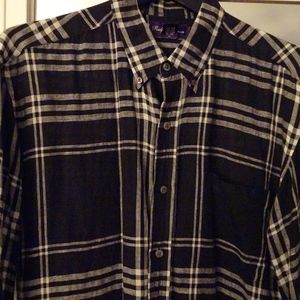 Ralph Lauren Purple Label Mens Linen Shirt